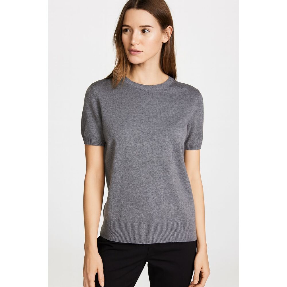 Grey Sweater Shirt, Short Sleeve, Daimidy, Size Medium, Super Soft